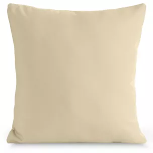 Poszewka na poduszkę 60x60 cm z gładkiej tkaniny wodoodpornej do ogrodu i na taras beżowa GARDEN Eurofirany