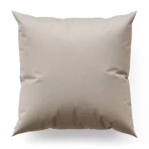 Poszewka szyta beżowa z gładkiej, przyjemnej w dotyku tkaniny z efektem melanżu