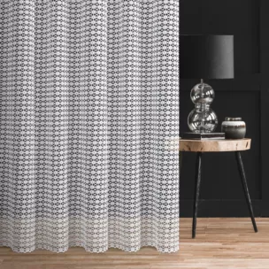 Tkanina firanowa koronka o luźnej ażurowej strukturze Eurofirany