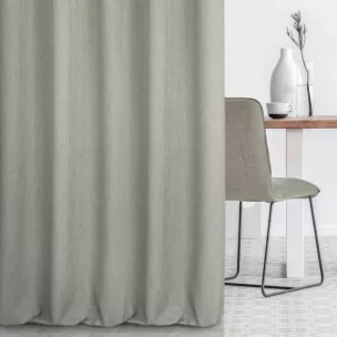 Zasłona szyta na taśmie fala naturalna z miękkiej tkaniny z efektem melanżu