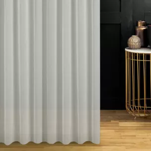 Tkanina firanowa matowa etamina zakończona szwem obciążającym Eurofirany