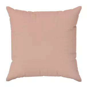 Poszewka szyta pudrowo różowo różowa z gładkiej tkaniny typu dimout