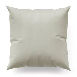 Poszewka na wymiar kremowa z tkaniny o grubym splocie i efektem melanżu