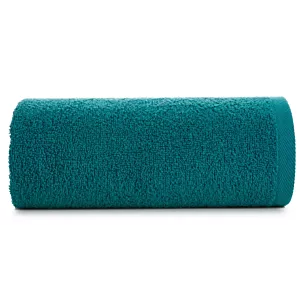 Ręcznik kąpielowy 50x100 cm bawełniany kolor ciemnoturkusowy 500 g/m2 GŁADKI 2 Eurofirany