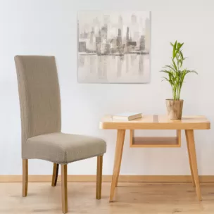 Uniwersalny pokrowiec na krzesło welwetowy nie wchłaniający wilgoci DESIGN 91