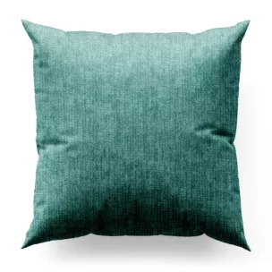 Poszewka szyta CANDY zielona z tkaniny z strukturalnym spolotem