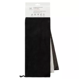 Komplet ściereczek 3 szt 40x40 cm z mikrofibry kolor stalowy,srebrny 300g/m2 TIANA Design 91 Eurofirany