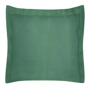 Poszewka na poduszkę 40x40 cm bawełniana z satynowym połyskiem butelkowa zieleń NOVA COLOUR Eurofirany