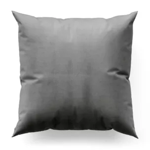 Poszewka szyta stalowa z gładkiego, matowego welwetu