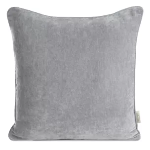 Poszewka na poduszkę 45x45 cm szenilowa, szara NILO  Eurofirany