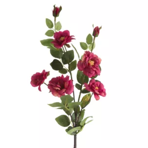 Kwiat sztuczny dekoracyjny RÓŻA Eurofirany