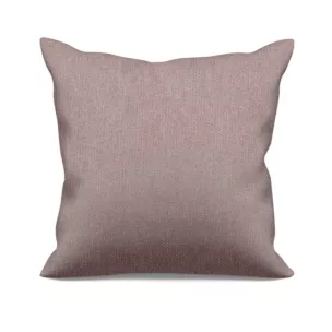 Poszewka szyta wrzosowa miękka, szenilowa tkanina o wyraźnym splocie i delikatnym połysku