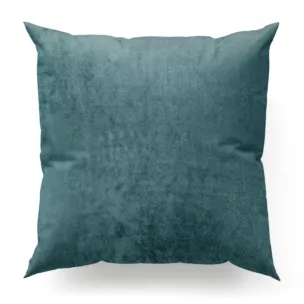 Poszewka na wymiar jasnoturkusowa z miękkiej półmatowej tkaniny welwetowej