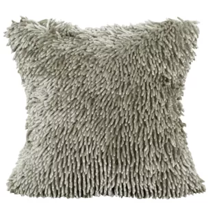 Beżowa POSZEWKA OZDOBNA shaggy 40x40 cm Eurofirany