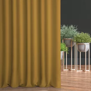 Tkanina zasłonowa zaciemniająca typu dimout półmatowa Eurofirany