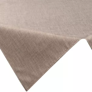 Obrus na stół 85x85 cm beżowy wodoodporny - KATE Eurofirany