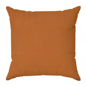 Poszewka szyta ceglasta z miękkiej tkaniny o welurowej strukturze