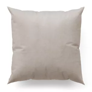 Poszewka szyta WALDO jasnobeżowa ze szlachetnej grubej tkaniny welwetowej o gramaturze 400g/m2