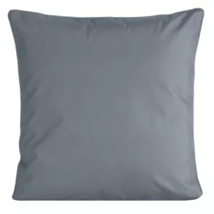 Poszewka na poduszkę 45x45 cm z gładkiej tkaniny wodoodpornej do ogrodu i na taras stalowa GARDEN 5 Eurofirany