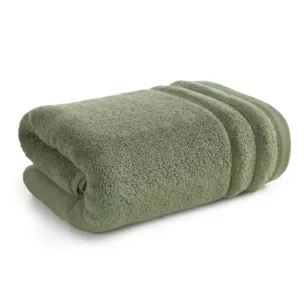 Ręcznik kąpielowy 30x50 cm bawełniany kolor zielony z błyszczącą bordiurą 500 g/m2 NADINE Eurofirany