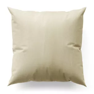 Poszewka szyta kremowa z błyszczącej tkaniny zaciemniającej