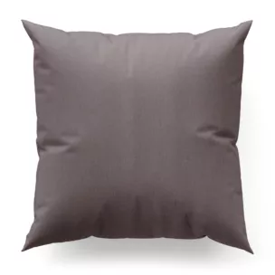 Poszewka szyta STILLO grafitowa o naturalnym charakterze, z widocznym, ozdobnym splotem