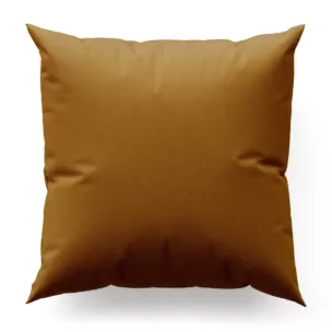 Poszewka na wymiar musztardowa z gładkiej zaciemniającej tkaniny typu dimout