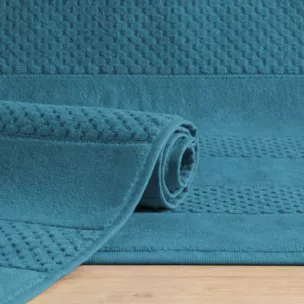 Dywanik łazienkowy JESSI z wytłaczanym wzorem geometrycznym Eurofirany