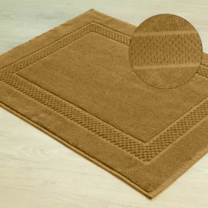 Caleb miękki dywanik łazienkowy z bawełny z ozdobnym wzorem Eurofirany