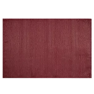 Komplet 4 szt. serwetek bordowych 30x40 cm przetykane błyszczącą nicią - GLAMO Eurofirany