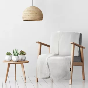 Narzuta, koc  na fotel 70x160 cm biały z miękkiego polaru ze strukturą baranka TEDY EUROFIRANY PREMIUM