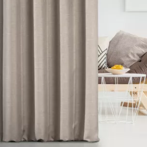 Tkanina zasłonowa zaciemniająca z delikatnym efektem melanżu Eurofirany