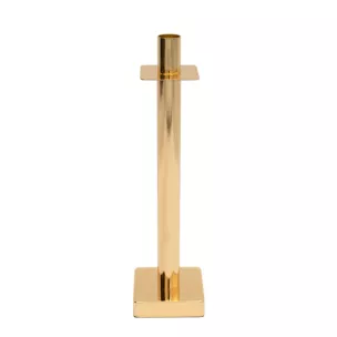 Świecznik metalowy LORI o minimalistycznym kształcie Eurofirany