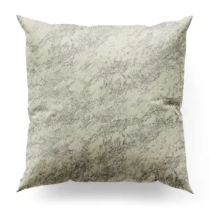 Poszewka szyta kremowa z welwetowej tkaniny w drobny melanż