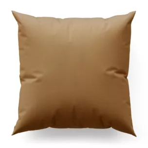 Poszewka szyta złocista z gładkiej zaciemniającej tkaniny typu dimout