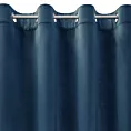 Zasłona granatowa z matowego welwetu 140x250 cm przelotka MELANIE Eurofirany