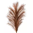 Sztuczna gałązka brązowa TRAWA PAMPASOWA  z dużym pióropuszem do bukietów sztuczny kwiat 104 cm EUROFIRANY