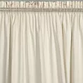 Zasłona kremowa zdobiona lśniącym marmurkiem z welwetowej tkaniny 140x270 taśma DORI Eurofirany
