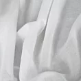 Firana szyta na taśmie fala biała z delikatnej tkaniny z bambusową nicią, antybakteryjna i ekologiczna.