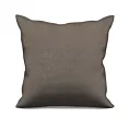 Poszewka szyta ADESSA grafitowa z miękkiej tkaniny o welurowej strukturze