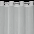 Zasłona naturalna z siateczki przetykana srebrną nicią 140x250 cm przelotka KENDAL Eurofirany