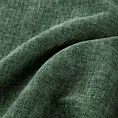 Obrus szyty zielony z tkaniny szenilowej z efektem melanżu