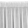 Firana biała w stylu eco z efektem deszczyku 140x270 cm taśma MONIC Eurofirany