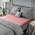Prześcieradło frotte z gumką 140x200 cm z bawełny kolor pudrowy róż 170 g/m2 Design 91 Eurofirany