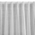 Firana biała z gładkiej etaminy z drobnym deszczykiem 140x300 cm taśma imitująca flex BELISSA Eurofirany