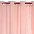 Zasłona pudrowo różowa z matowej gładkiej tkaniny 140x250 cm przelotka RITA Eurofirany