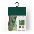 Zasłona ciemnozielona z wodoodpornej tkaniny idealna do ogrodu i na taras 155x200 cm tunel GARDEN Eurofirany