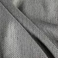 Zasłona szyta na flexach ELLEN grafitowa z grubotkanej tkaniny z efektem dwukolorowej nici i lekkim połyskiem Italissima Eva Minge