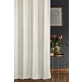 Zasłona szyta na flexach STYLE naturalna o naturalnym charakterze, z widocznym, ozdobnym splotem