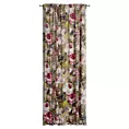 Amelie zasłona z welwetu w kwiaty 140x270 cm na taśmie Eurofirany